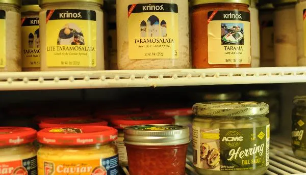 Russian caviar and imported pantry foods